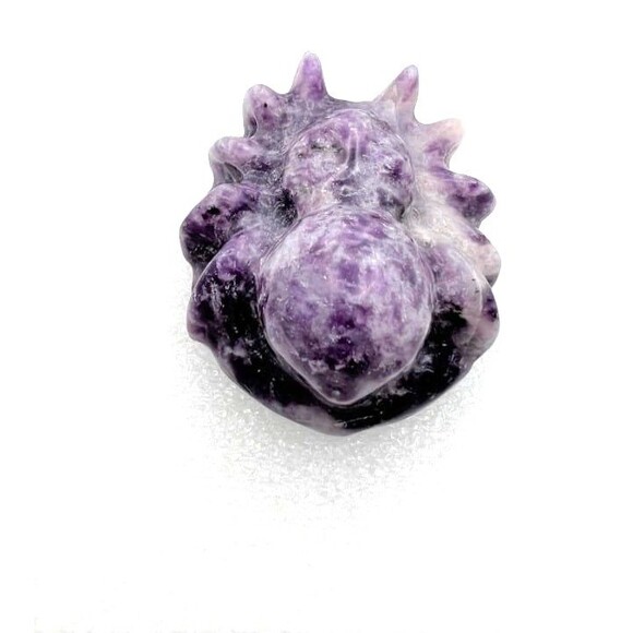 Lepidolite Spider Carving - Picture 3 of 8
